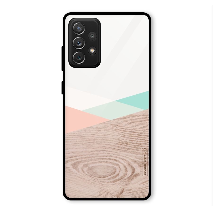Wooden Fusion Glass Back Case for Galaxy A72