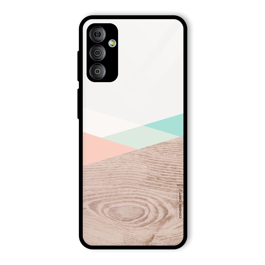 Wooden Fusion Glass Back Case for Galaxy F23