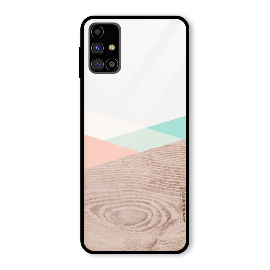 Wooden Fusion Glass Back Case for Galaxy M31s