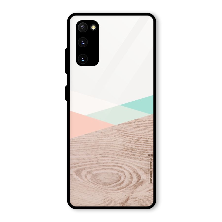 Wooden Fusion Glass Back Case for Galaxy S20 FE 5G