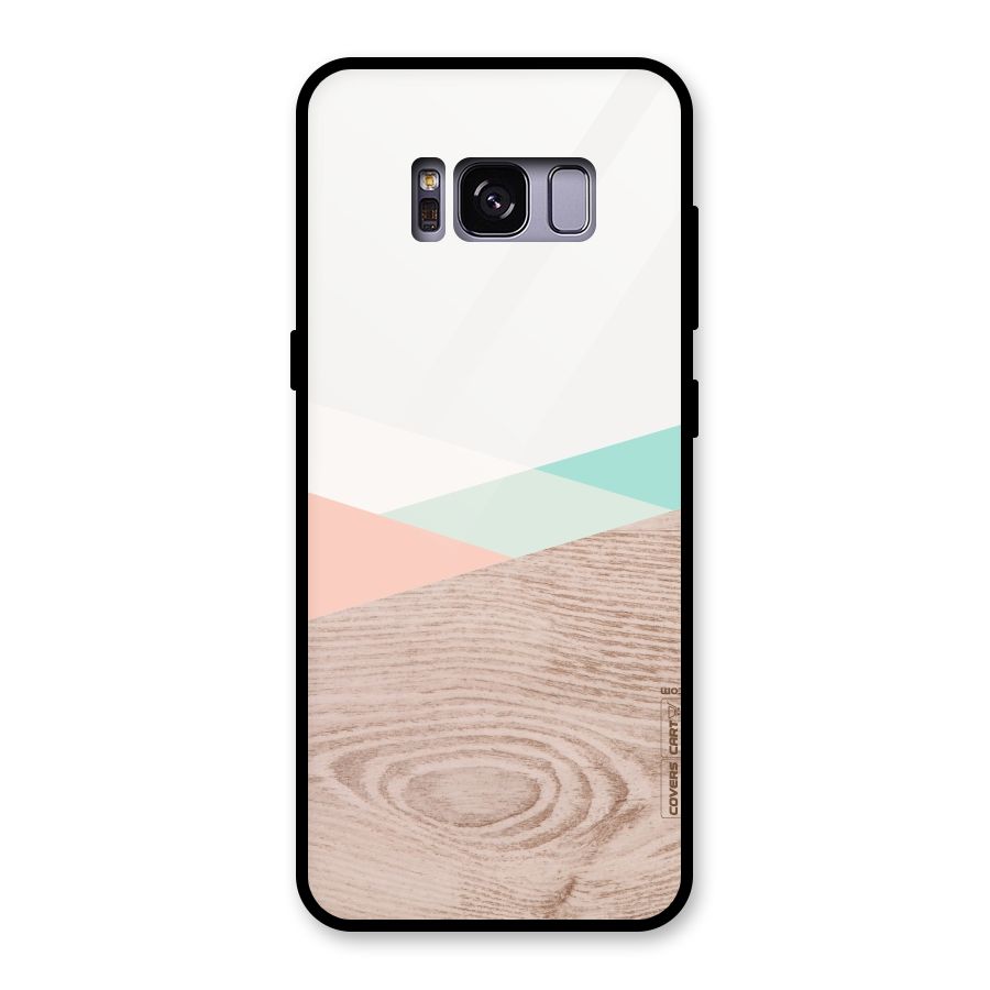 Wooden Fusion Glass Back Case for Galaxy S8