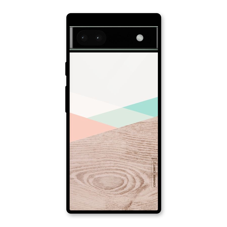 Wooden Fusion Glass Back Case for Google Pixel 6a