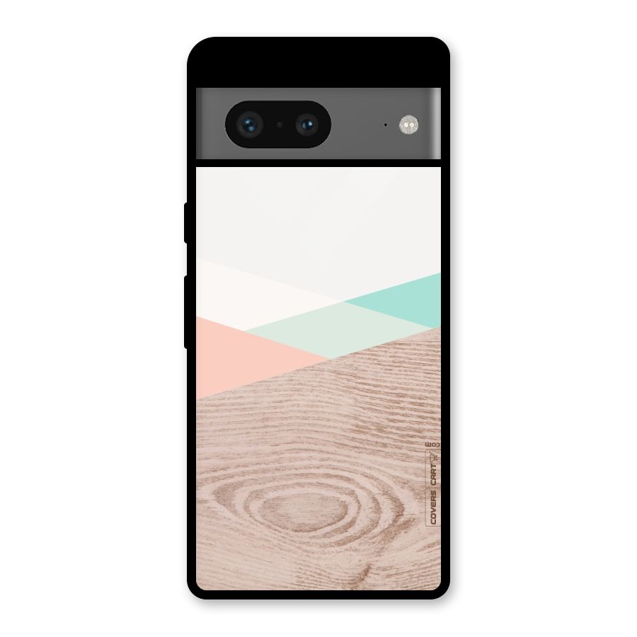 Wooden Fusion Glass Back Case for Google Pixel 7