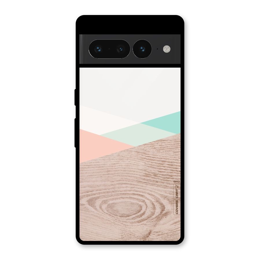 Wooden Fusion Glass Back Case for Google Pixel 7 Pro