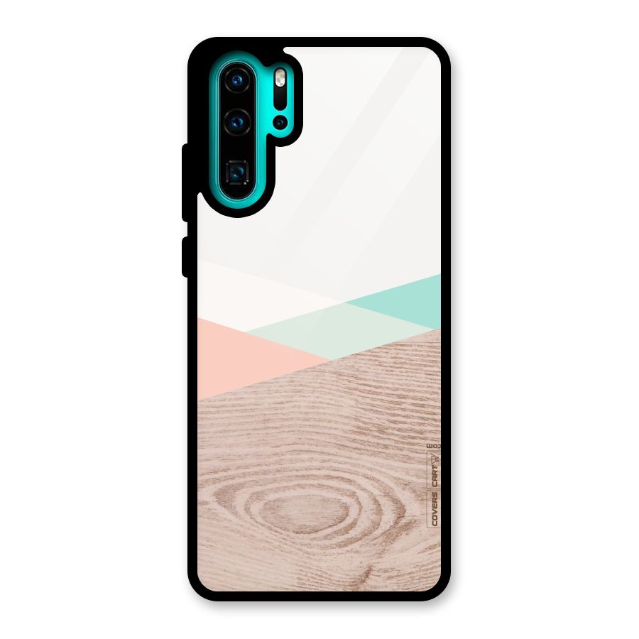 Wooden Fusion Glass Back Case for Huawei P30 Pro