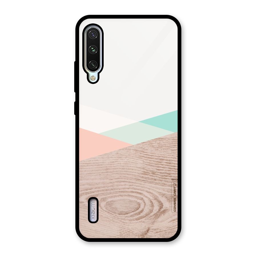 Wooden Fusion Glass Back Case for Mi A3