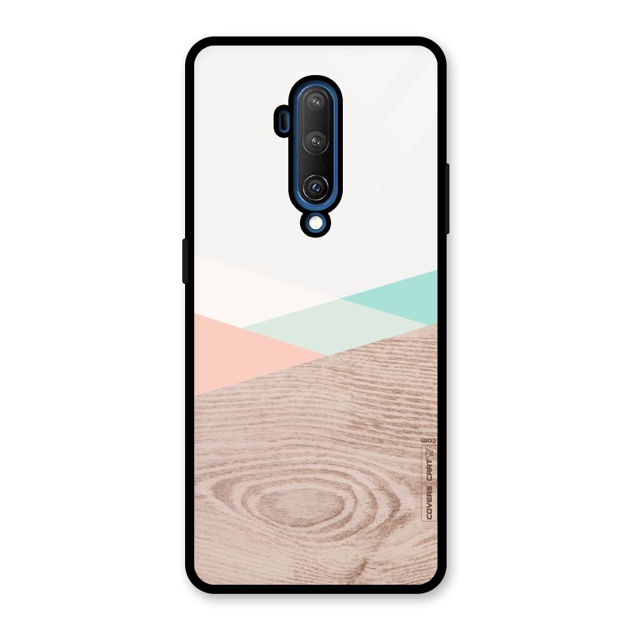 Wooden Fusion Glass Back Case for OnePlus 7T Pro