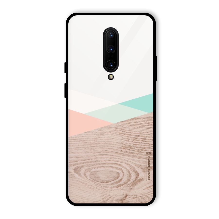 Wooden Fusion Glass Back Case for OnePlus 7 Pro