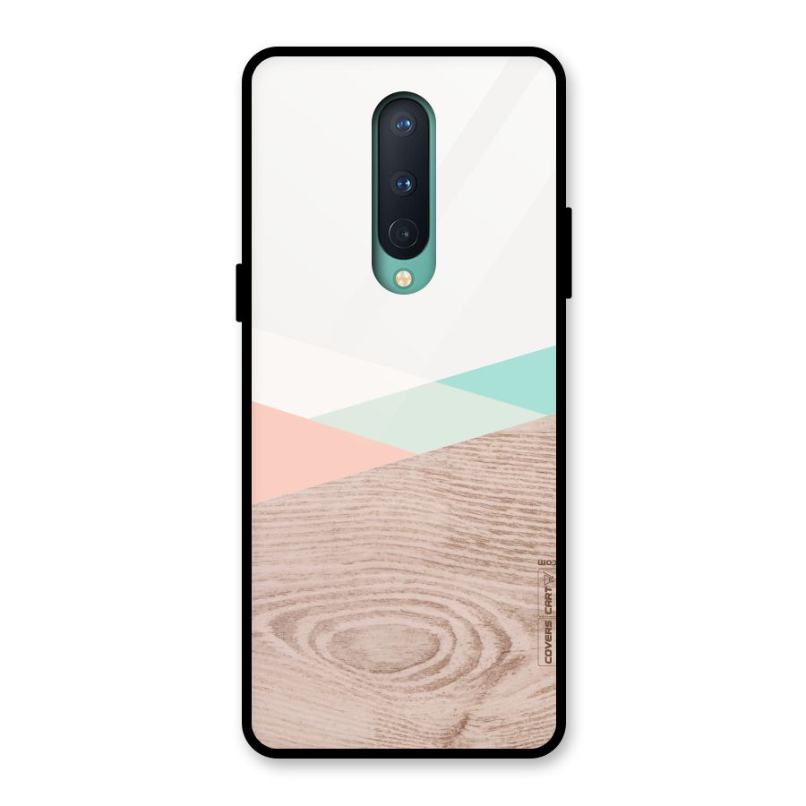 Wooden Fusion Glass Back Case for OnePlus 8