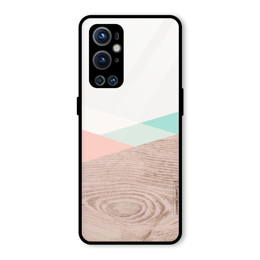 Wooden Fusion Glass Back Case for OnePlus 9 Pro