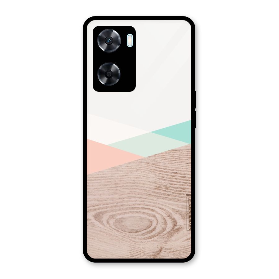 Wooden Fusion Glass Back Case for Oppo A77