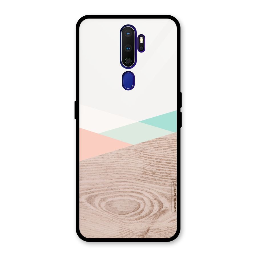 Wooden Fusion Glass Back Case for Oppo A9 (2020)
