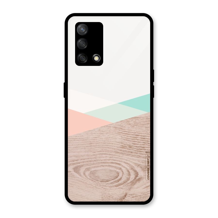 Wooden Fusion Glass Back Case for Oppo F19