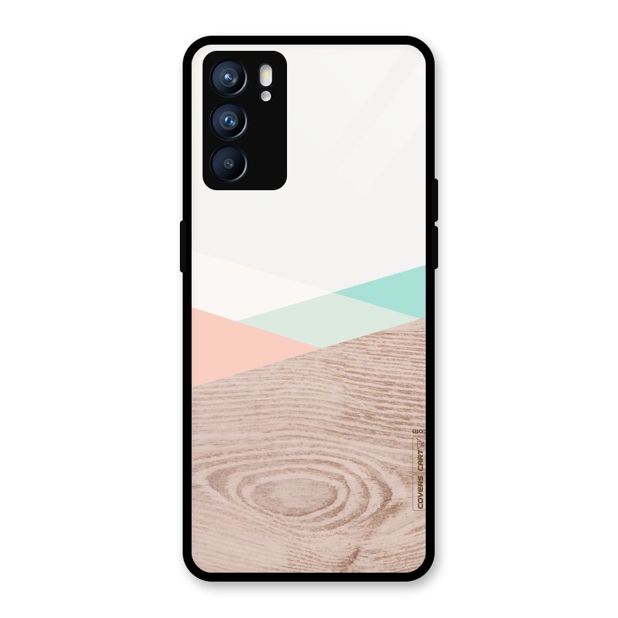 Wooden Fusion Glass Back Case for Oppo Reno6 5G