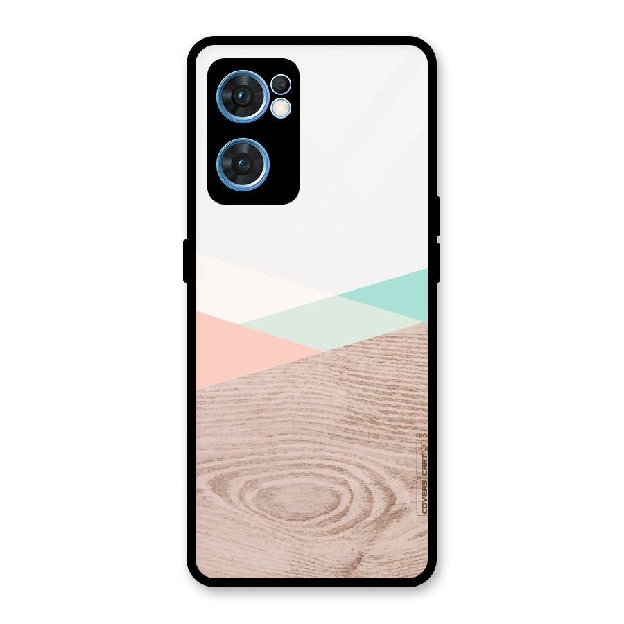 Wooden Fusion Glass Back Case for Oppo Reno7 5G
