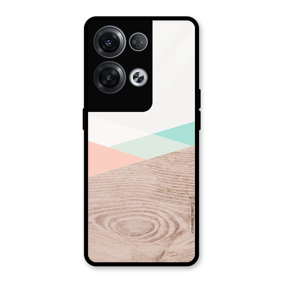 Wooden Fusion Glass Back Case for Oppo Reno8 Pro 5G