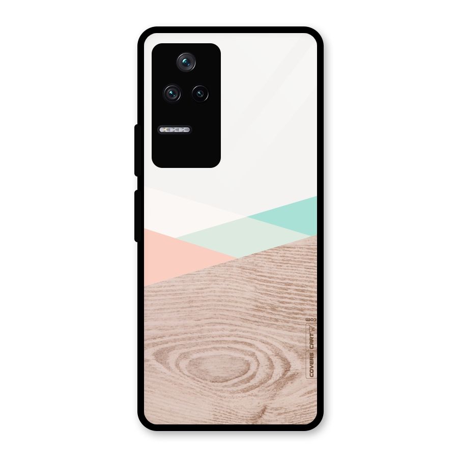 Wooden Fusion Glass Back Case for Poco F4 5G