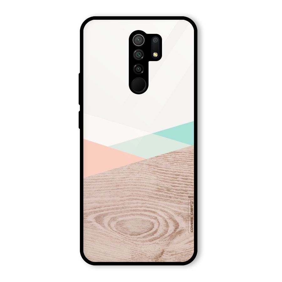 Wooden Fusion Glass Back Case for Poco M2