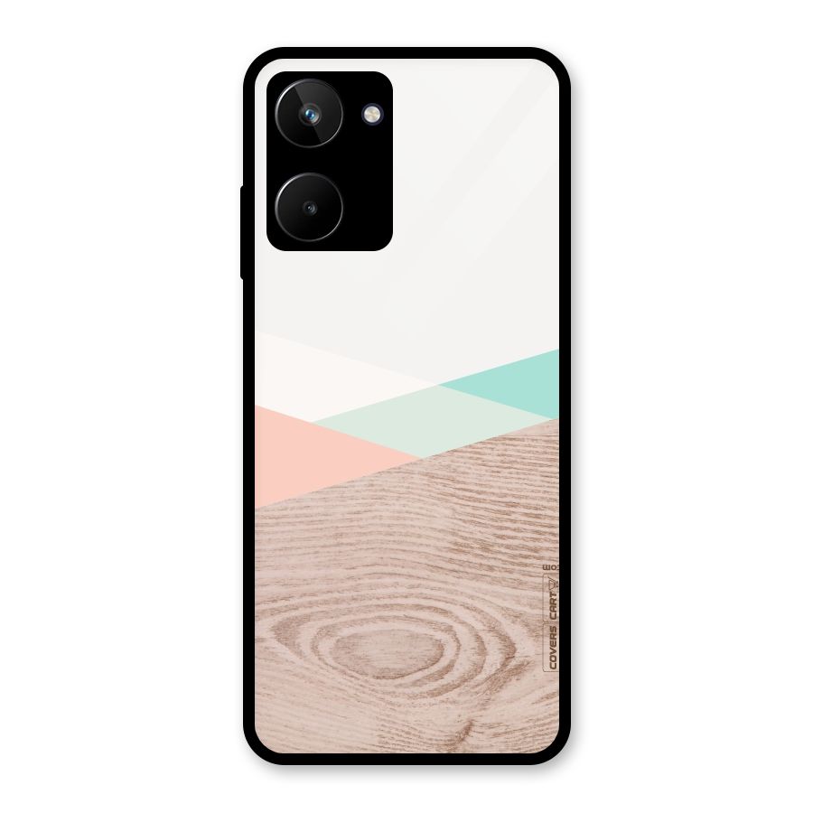Wooden Fusion Glass Back Case for Realme 10