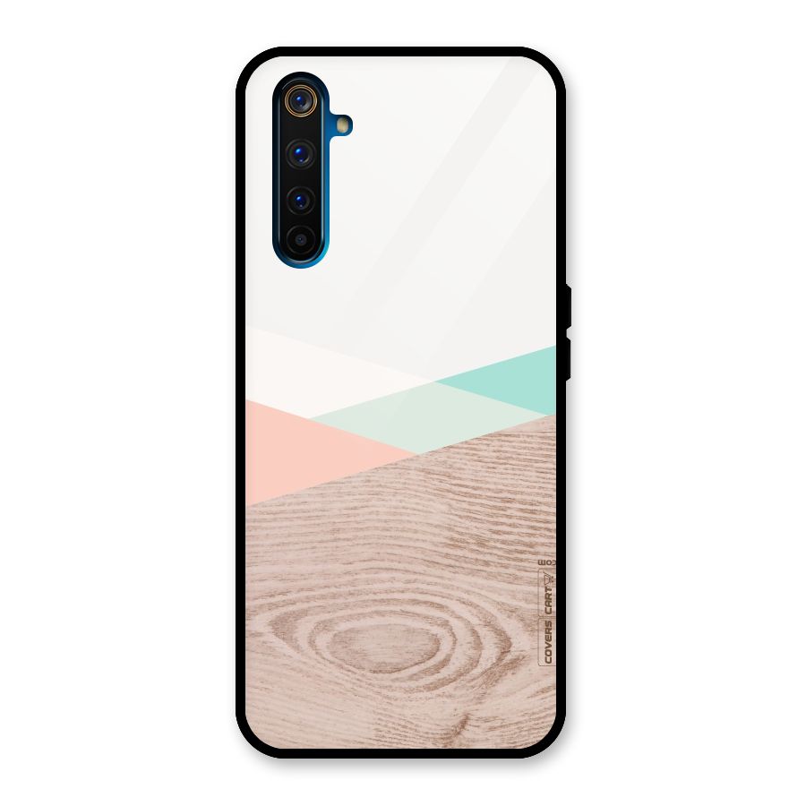 Wooden Fusion Glass Back Case for Realme 6 Pro
