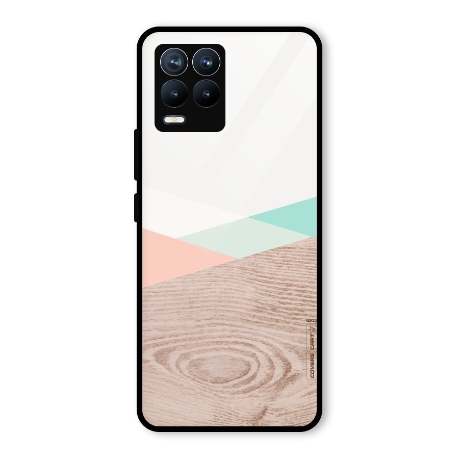 Wooden Fusion Glass Back Case for Realme 8
