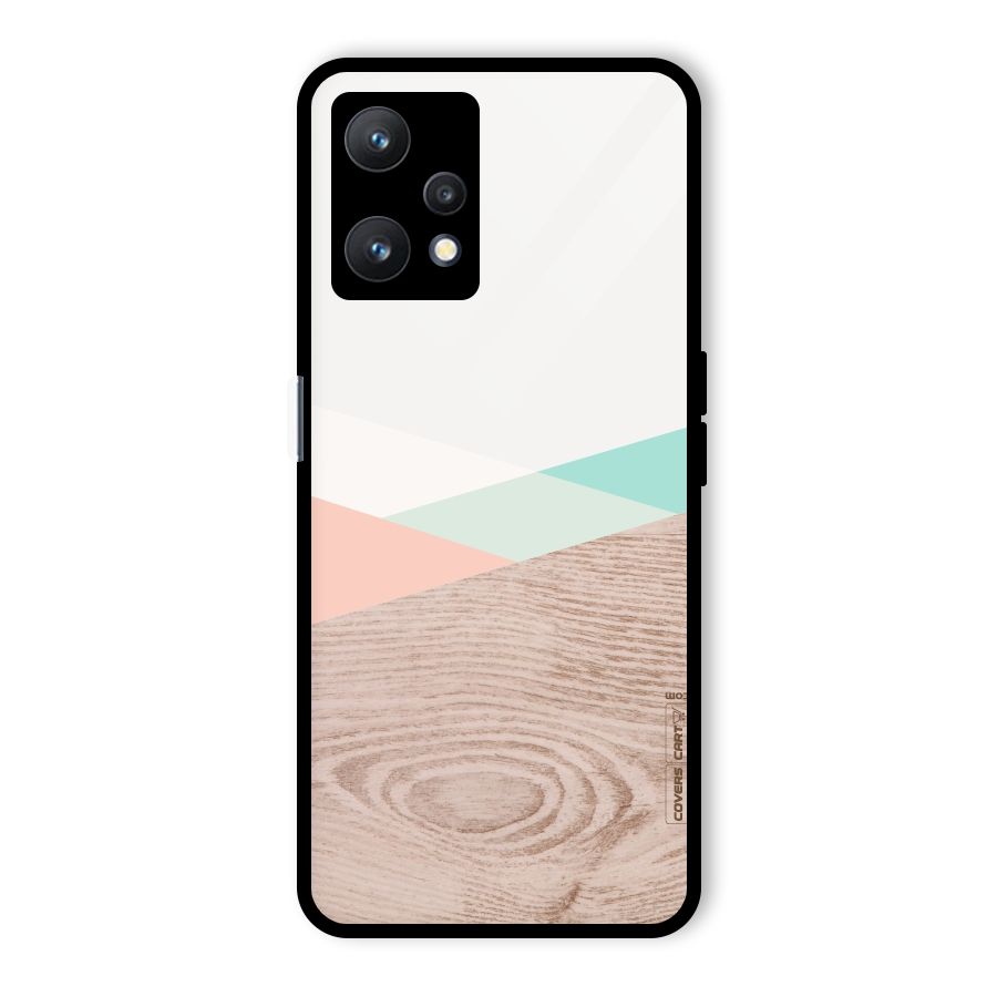 Wooden Fusion Glass Back Case for Realme 9 Pro 5G