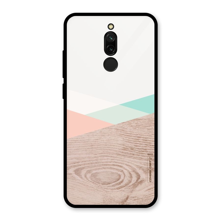 Wooden Fusion Glass Back Case for Redmi 8