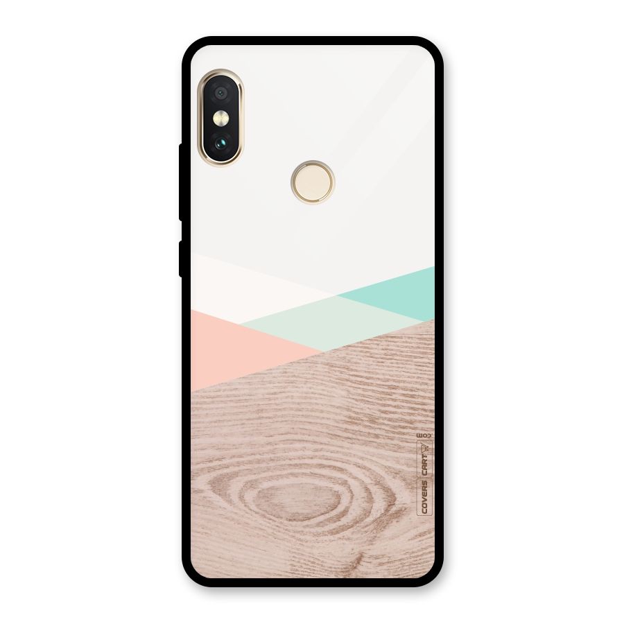 Wooden Fusion Glass Back Case for Redmi Note 5 Pro
