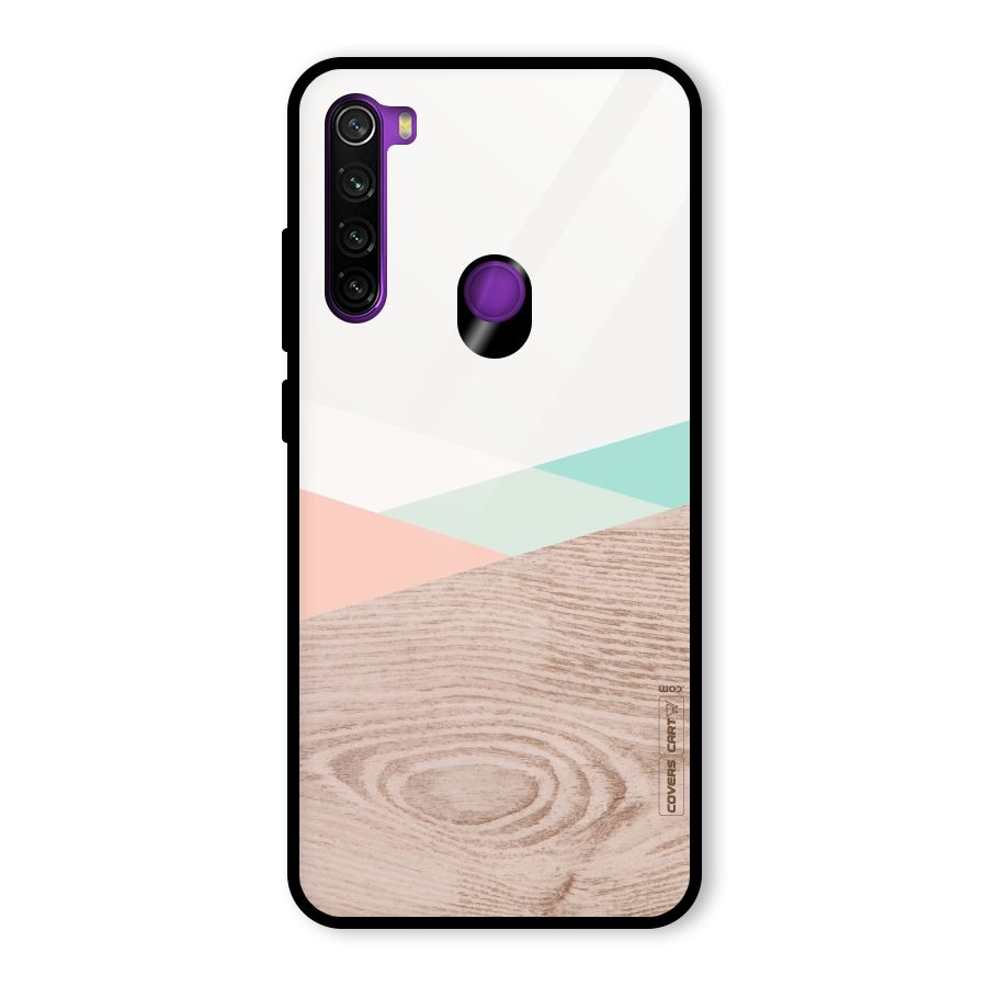 Wooden Fusion Glass Back Case for Redmi Note 8