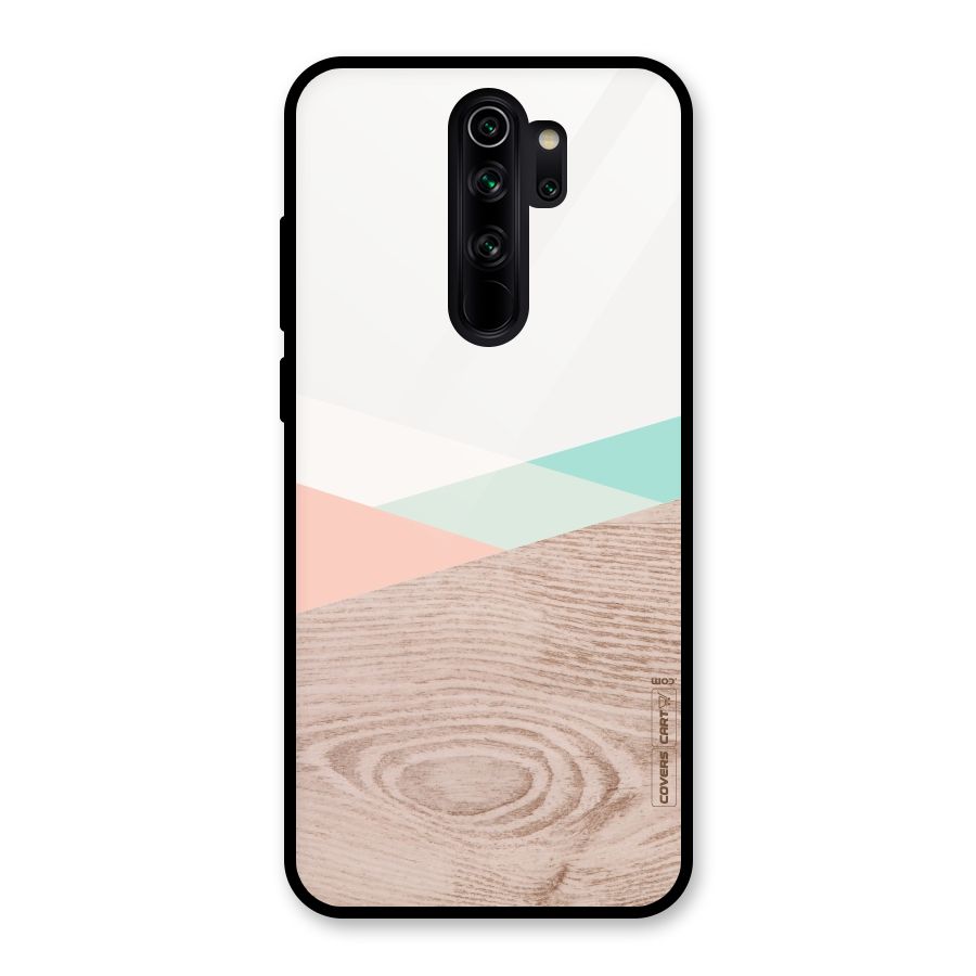 Wooden Fusion Glass Back Case for Redmi Note 8 Pro