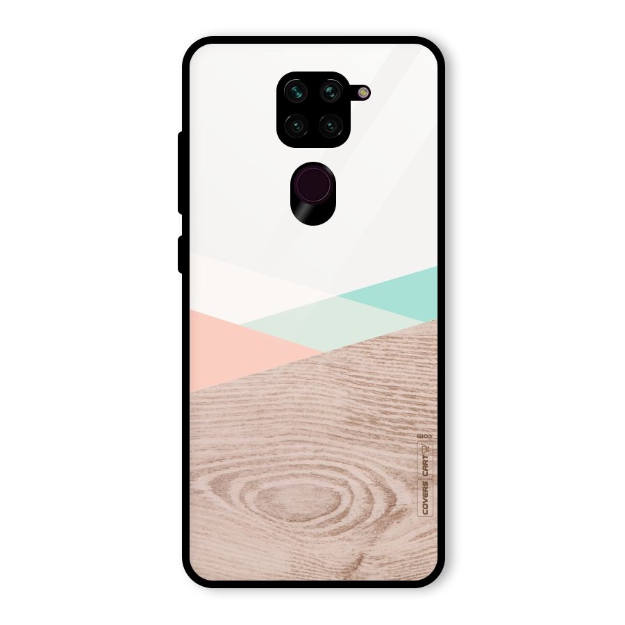 Wooden Fusion Glass Back Case for Redmi Note 9