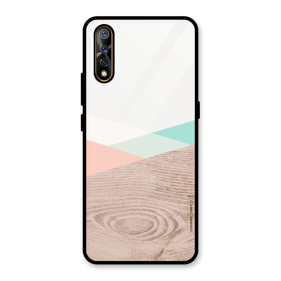 Wooden Fusion Glass Back Case for Vivo S1