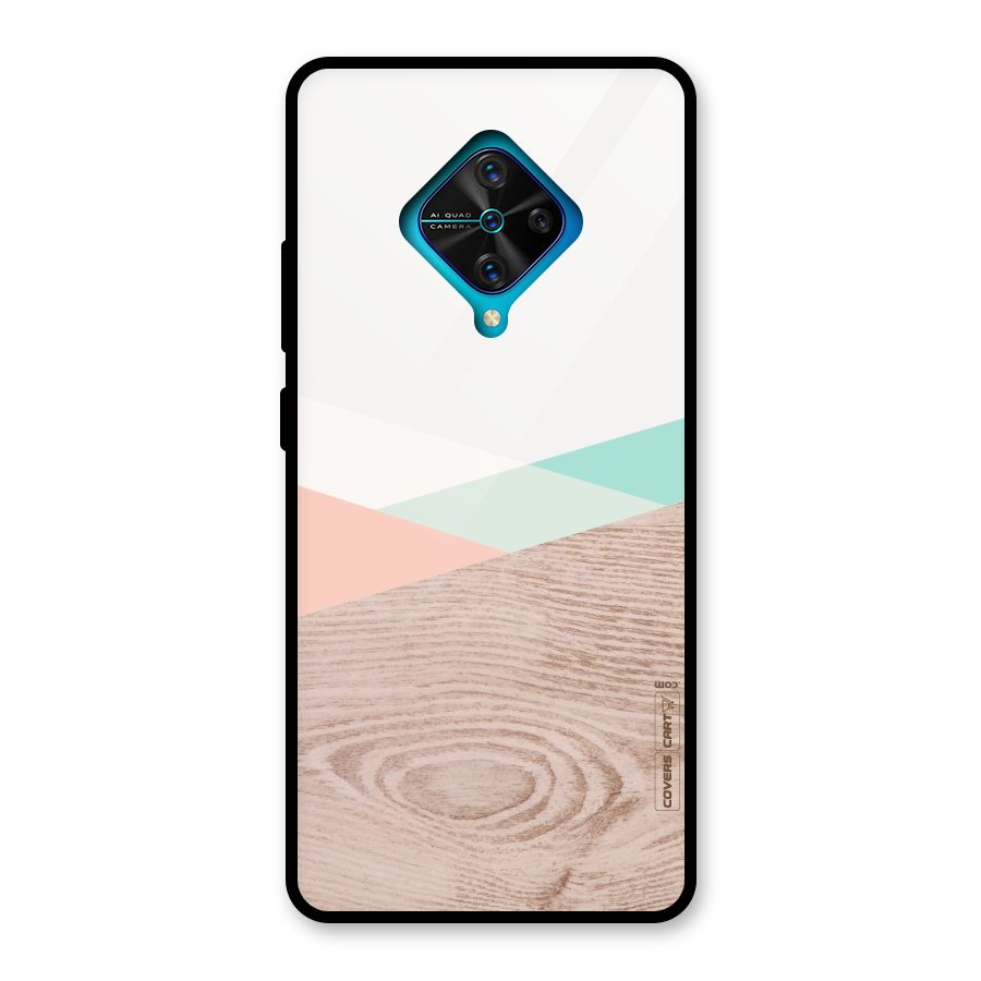 Wooden Fusion Glass Back Case for Vivo S1 Pro