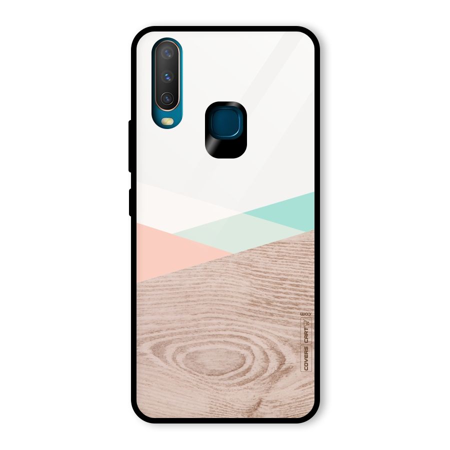 Wooden Fusion Glass Back Case for Vivo U10