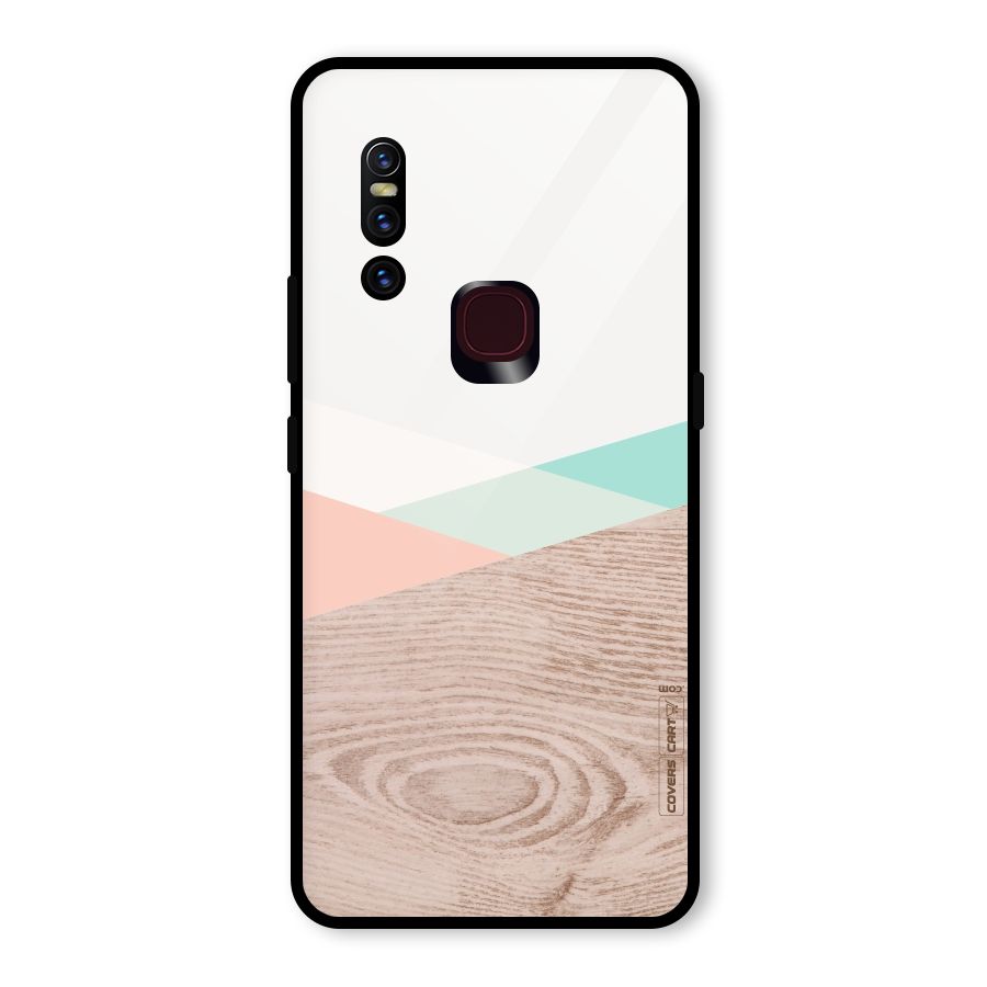 Wooden Fusion Glass Back Case for Vivo V15