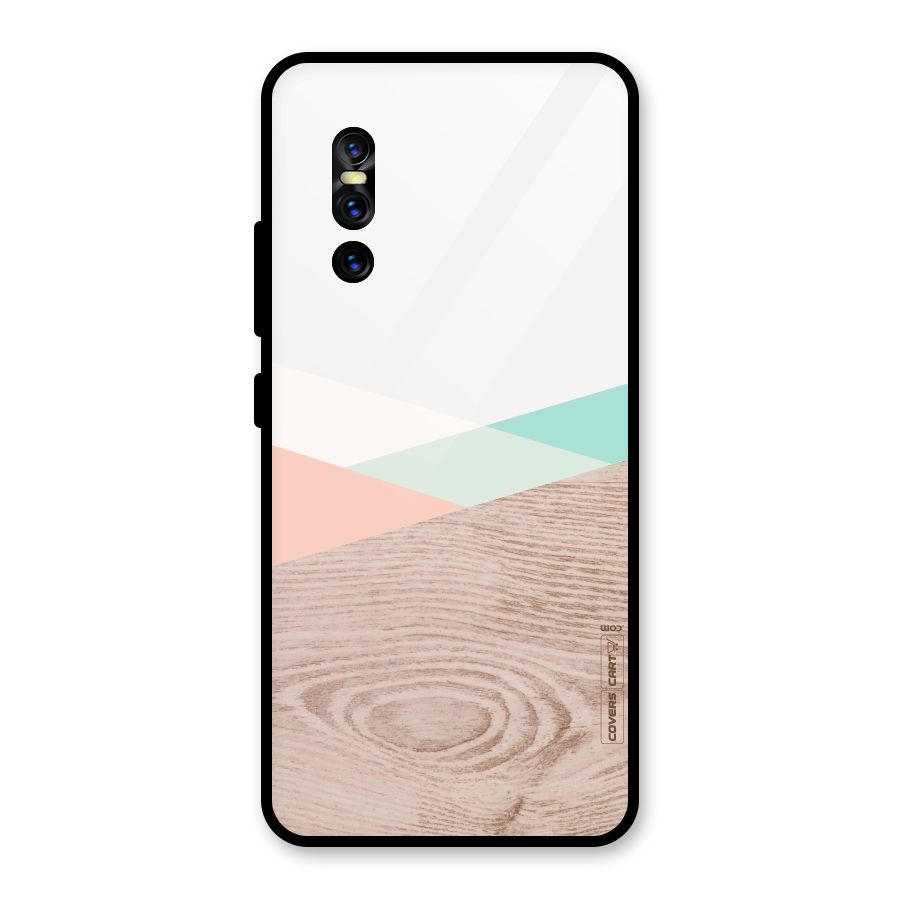 Wooden Fusion Glass Back Case for Vivo V15 Pro