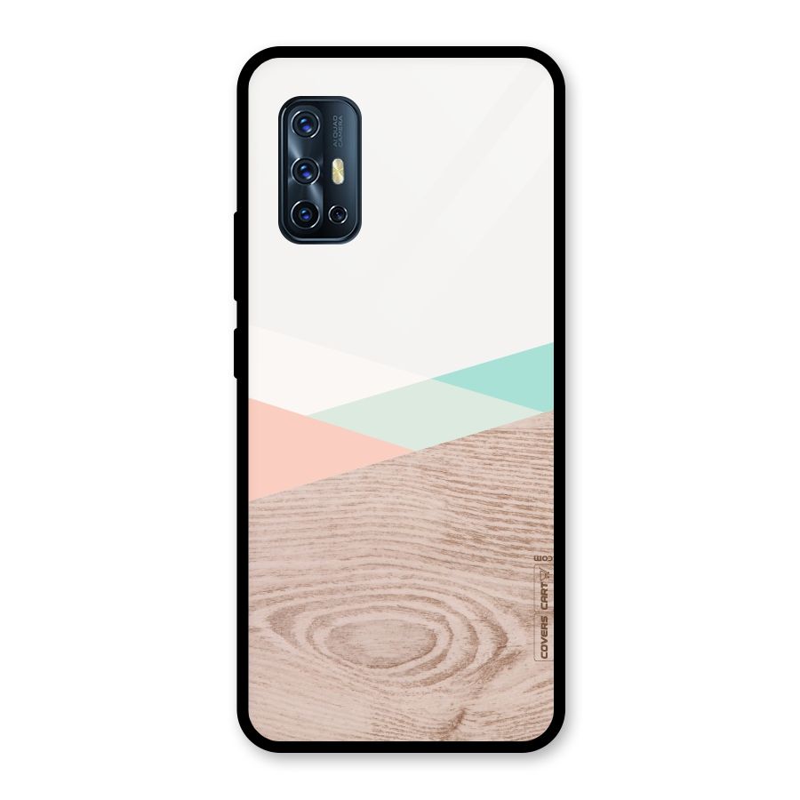 Wooden Fusion Glass Back Case for Vivo V17