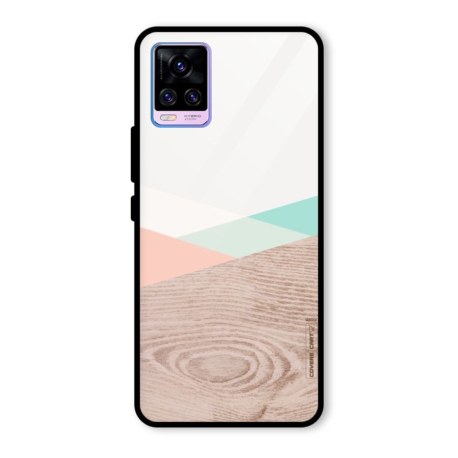 Wooden Fusion Glass Back Case for Vivo V20 Pro