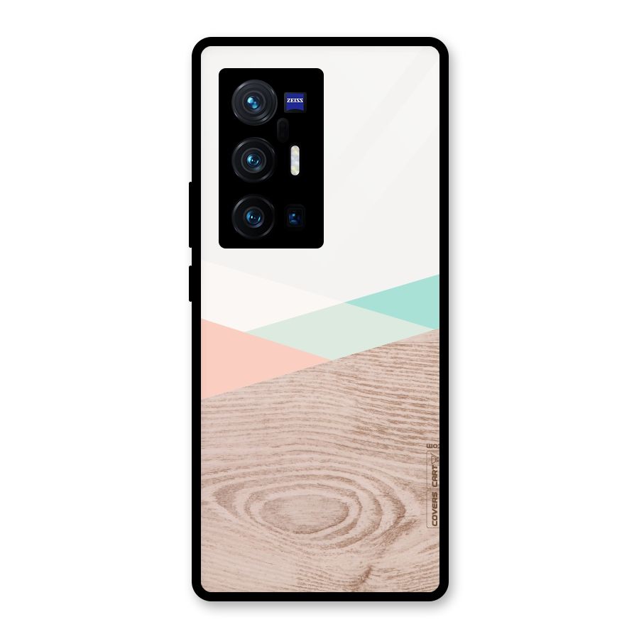 Wooden Fusion Glass Back Case for Vivo X70 Pro Plus