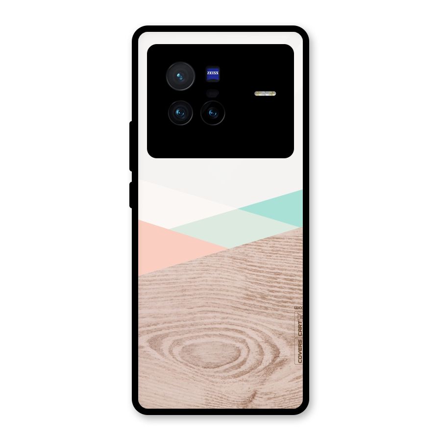 Wooden Fusion Glass Back Case for Vivo X80