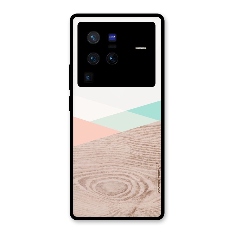 Wooden Fusion Glass Back Case for Vivo X80 Pro