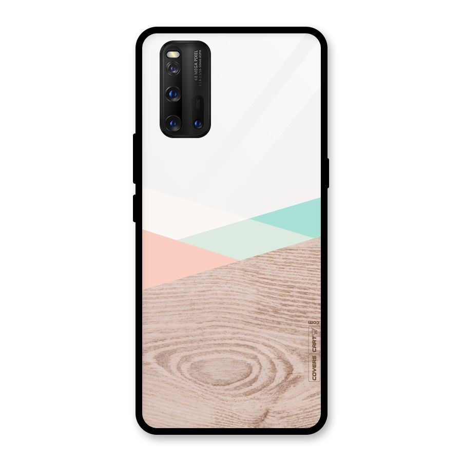 Wooden Fusion Glass Back Case for Vivo iQOO 3