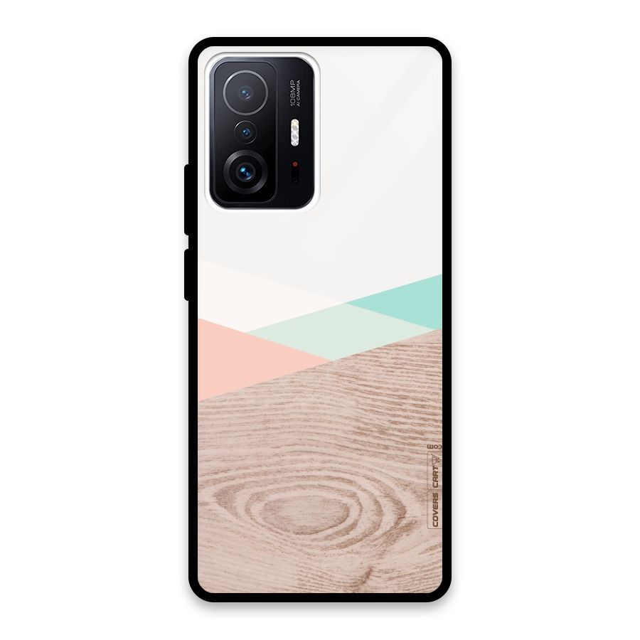 Wooden Fusion Glass Back Case for Xiaomi 11T Pro