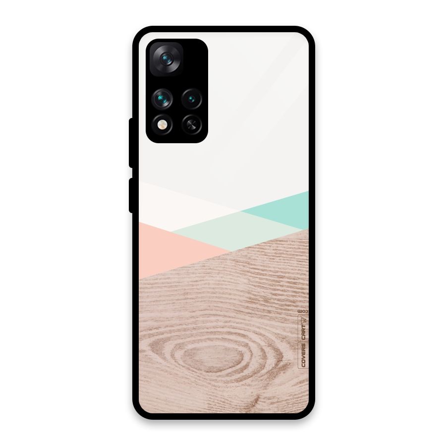 Wooden Fusion Glass Back Case for Xiaomi 11i HyperCharge 5G