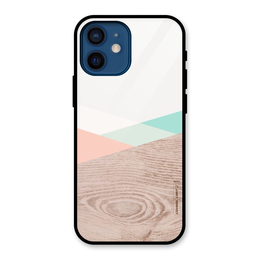 Wooden Fusion Glass Back Case for iPhone 12 Mini