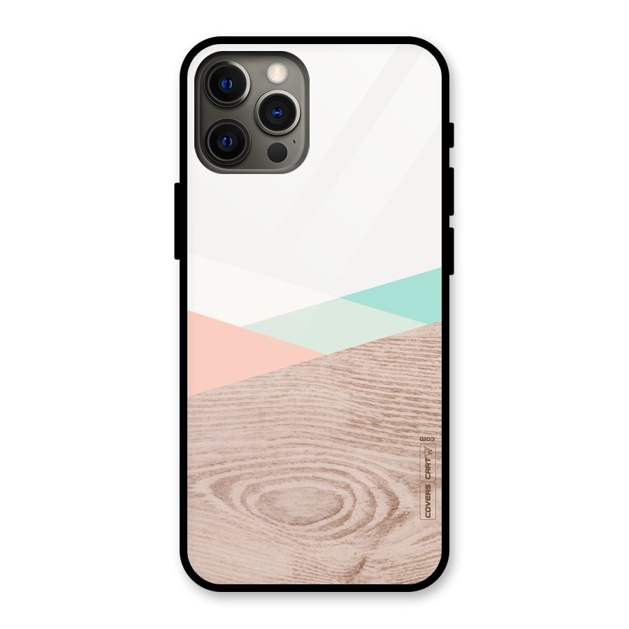 Wooden Fusion Glass Back Case for iPhone 12 Pro Max
