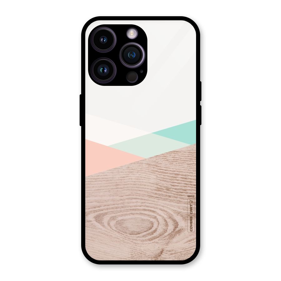 Wooden Fusion Glass Back Case for iPhone 14 Pro Max
