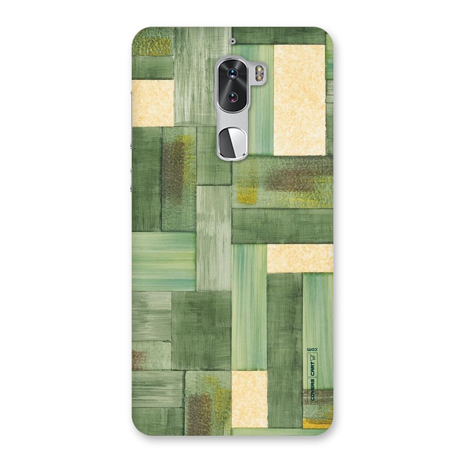 Wooden Green Texture Back Case for Coolpad Cool 1