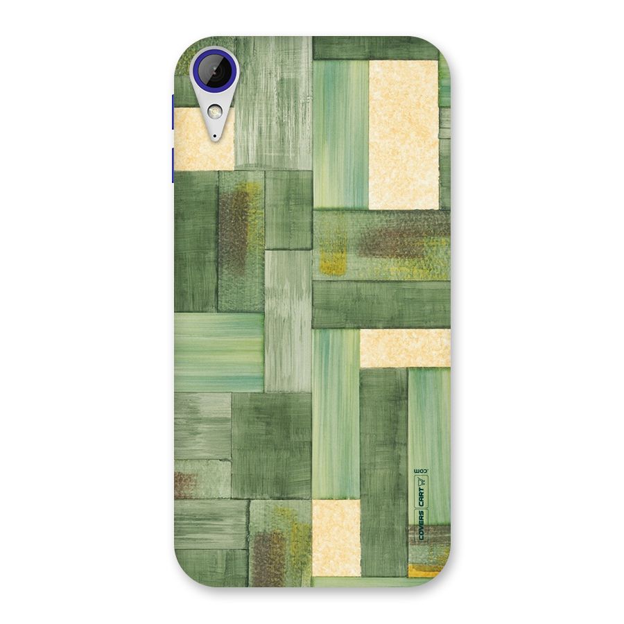 Wooden Green Texture Back Case for Desire 830