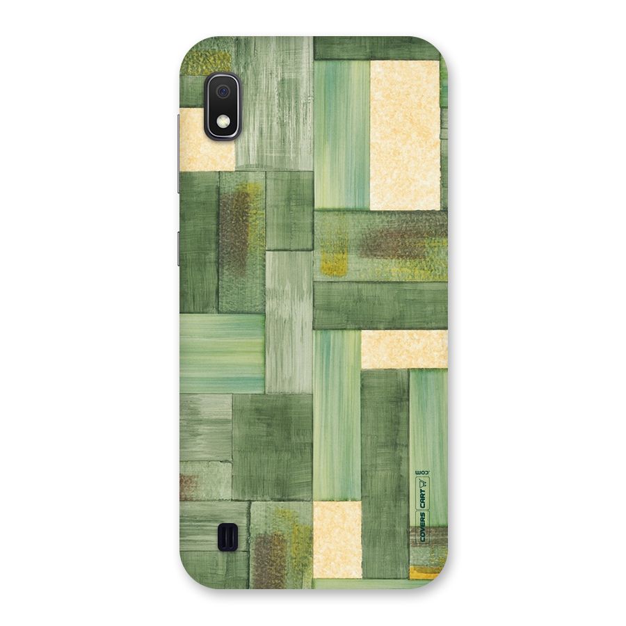 Wooden Green Texture Back Case for Galaxy A10